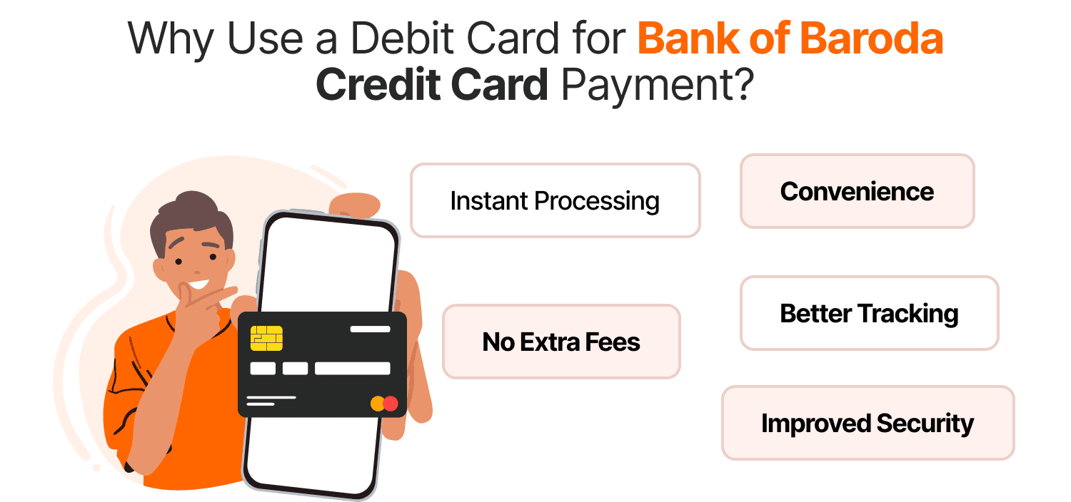 Why Use a Debit Card for Bank of Baroda Credit Card Payment